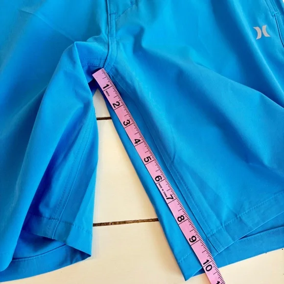 Hurley Shorts All Day Hybrid Quick Dry Stretch Blue Men's Size 30 - Picture 6 of 9